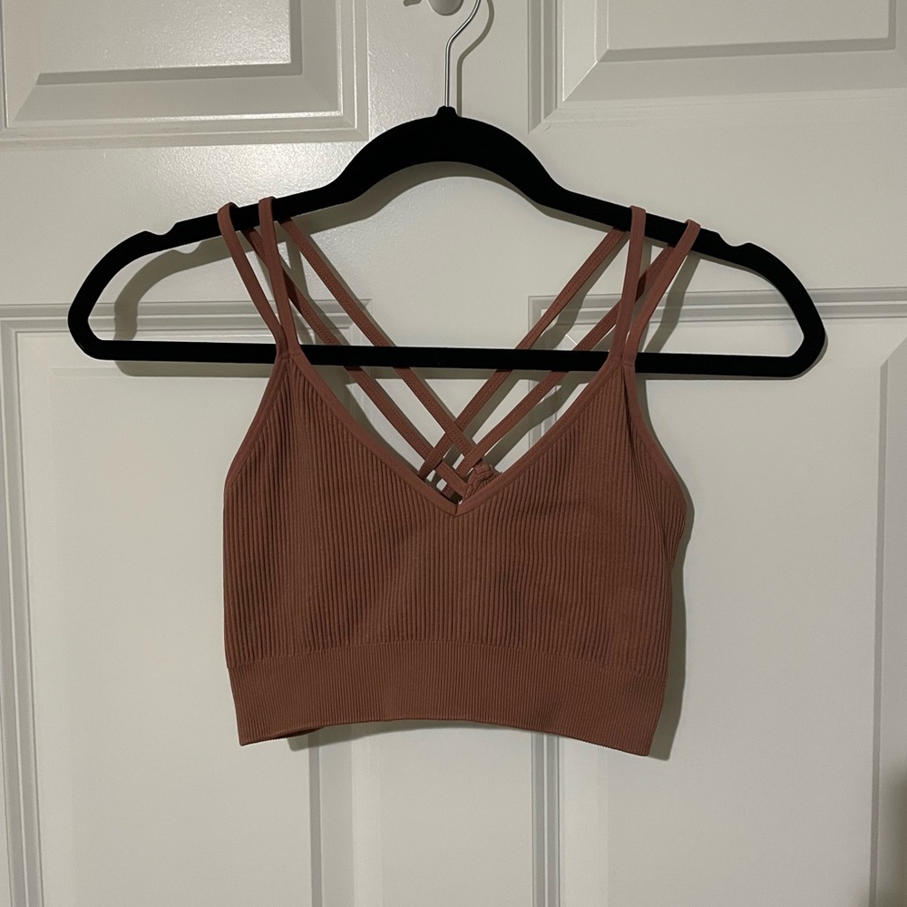 Aerie seamless strappy bralette (pack of 2!)
